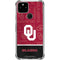 University of Oklahoma Split Jersey Google Pixel 5 Clear Case